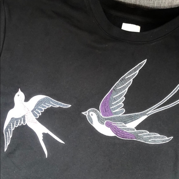 EI8HT DREAMS EMBROIDERED SWEATSHIRT TUNIC Small - Picture 5 of 5